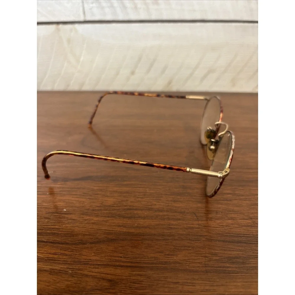 GIORGIO ARMANI EYEGLASSES 186-721 TORTOISE FINISH METAL Frames Italy 51-20-145